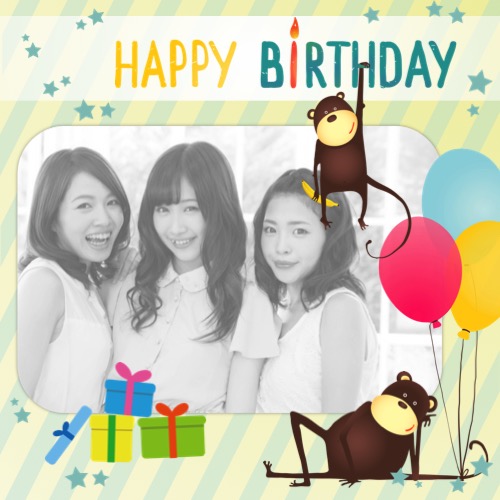 フォト アルバム (誕生日) 画面スライド-2