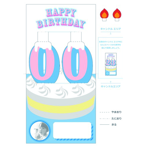 誕生日カード (立体工作) 画面スライド-5