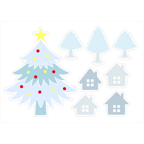 ウインドウ シール (クリスマス) 画面スライド-3