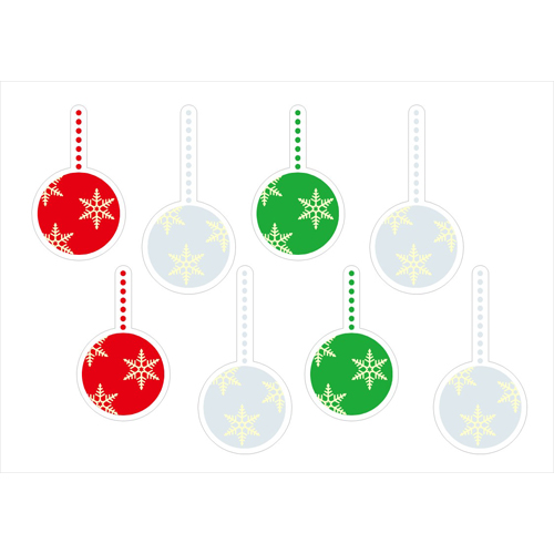 ウインドウ シール (クリスマス) 画面スライド-5