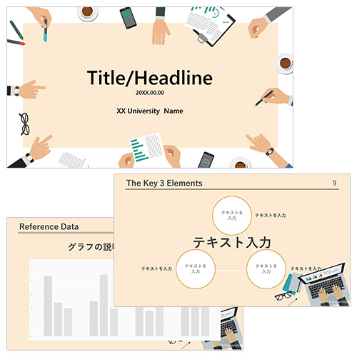 発表用スライド (ポップ) 画面スライド-1