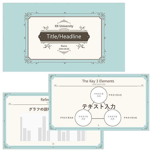 プレゼン スライド (カジュアル) 画面スライド-1