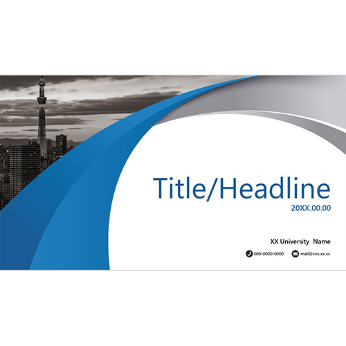 プレゼン スライド (プレーン) 画面スライド-2