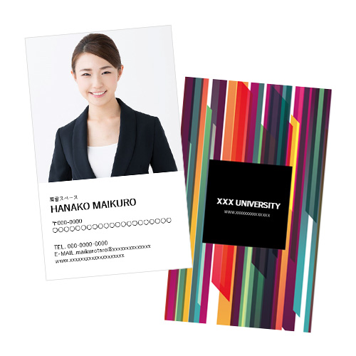 名刺 (スタイリッシュ) 画面スライド-1