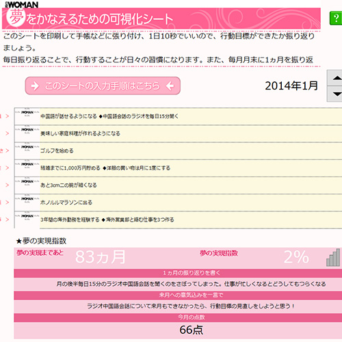 日経 WOMAN 夢をかなえる★テンプレート 画面スライド-4