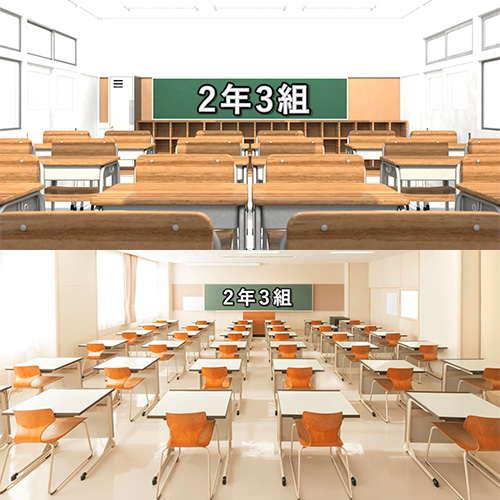 教室背景 画面スライド-1