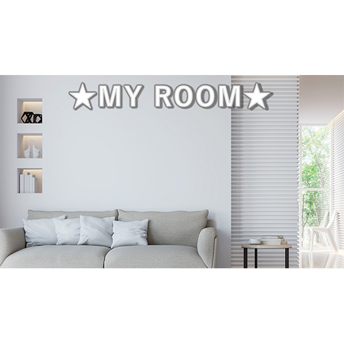 部屋背景 - シンプル 画面スライド-2