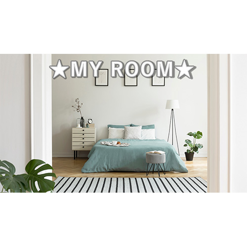 部屋背景 - シンプル 画面スライド-3