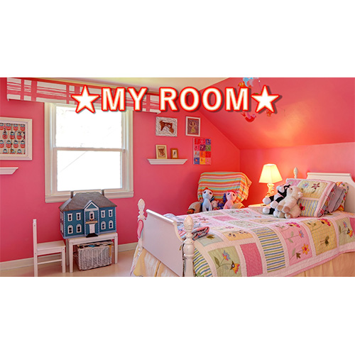 部屋背景 - ポップ 画面スライド-2