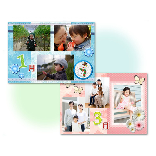 マンスリー フォト アルバム (タッチ対応) 画面スライド-1