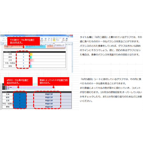 献立表　メニュー表 画像スライド-6