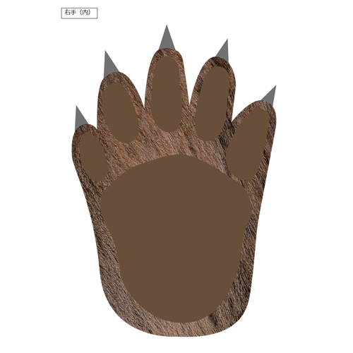 熊 (くま) の変装 (へんそう) セット (ルーマニアの新年 しんねん) 画像スライド-3