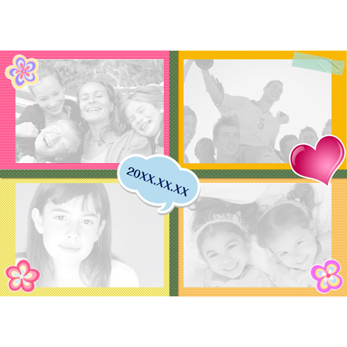 フォト スクラップ (送別) 画像スライド-4