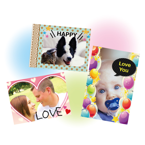 プリクラ風シール 画像スライド-1