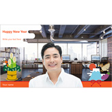 Web 会議でお年賀 (福分け)