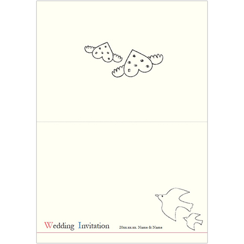 招待状 (ウエディング・ナチュラル) 画像スライド-1