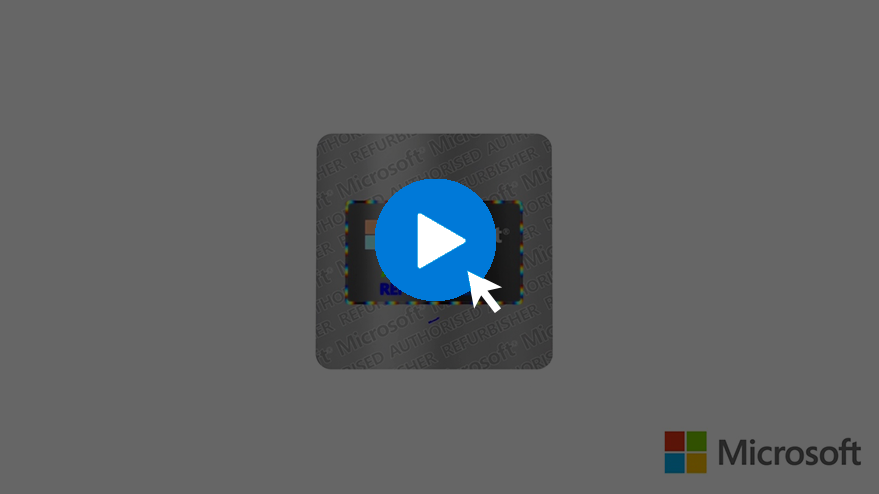 정품 Microsoft 리퍼비셔 레이블 관련 동영상