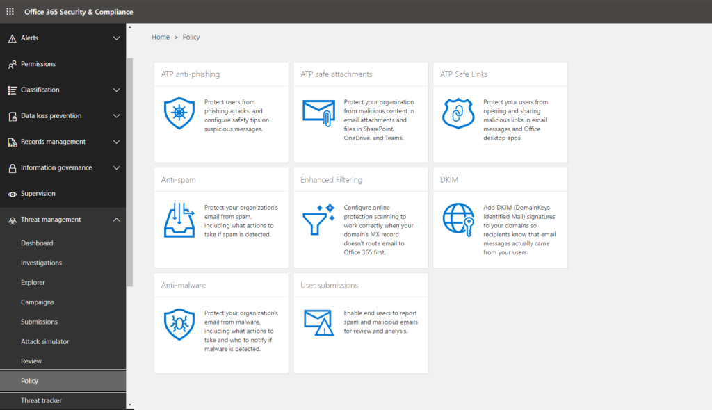An image of : Microsoft Threat Protection and Office 365 ATP provide several capabilities to help you protect your organization from phishing attacks.