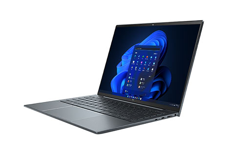 一台 惠普Elite 蜻系列商务办公笔记本电脑