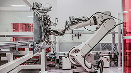 智慧工廠數位雙生的圖示